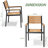 6 - Person Rectangular Outdoor Dining Set (Set of 7)-263361951