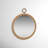 Darry Wood Round Mirror