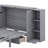 Full Size Murphy Bed with Shelves, Drawers and USB Ports-98754966