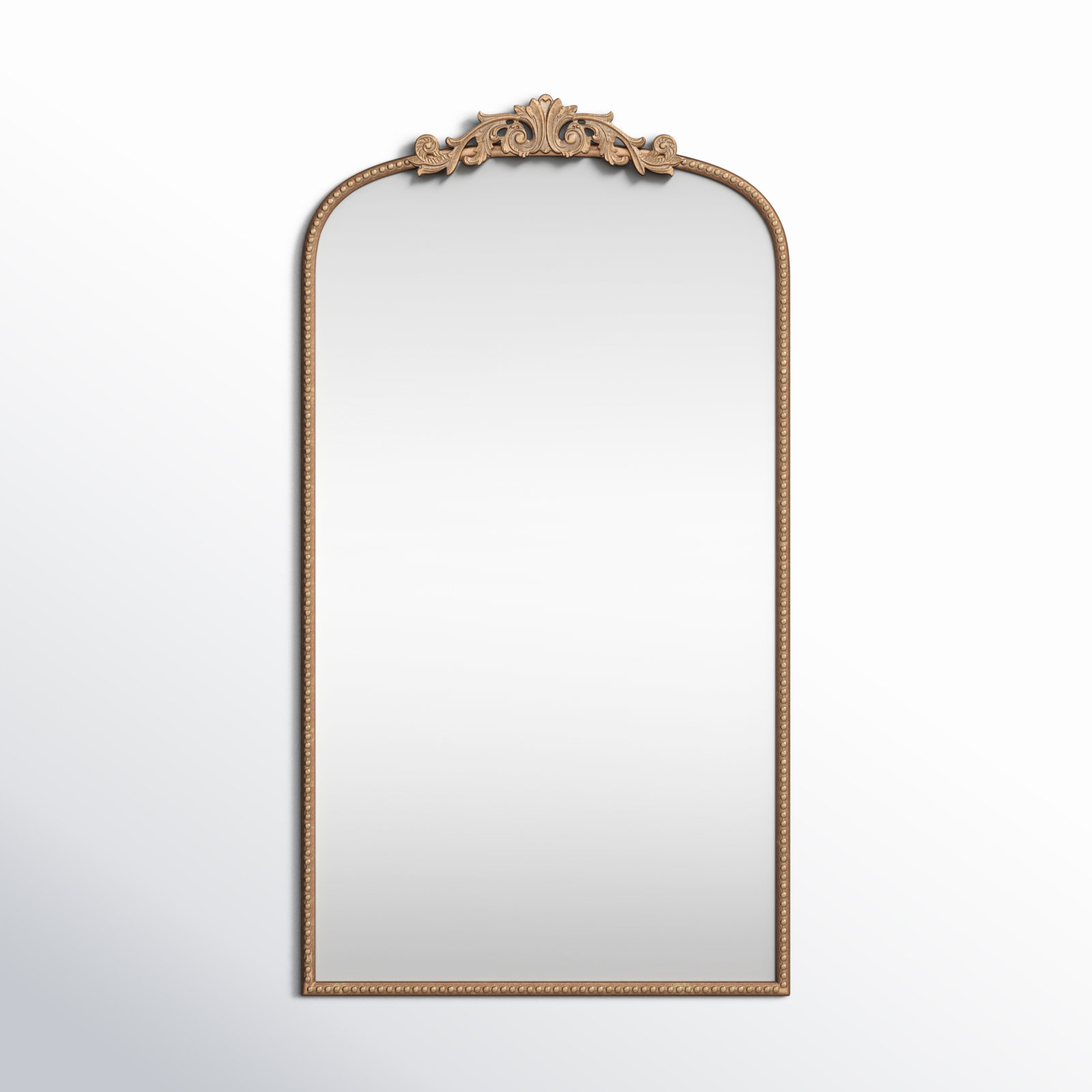 Emmeline Metal Arch Mirror, Gold, 66" x 36"