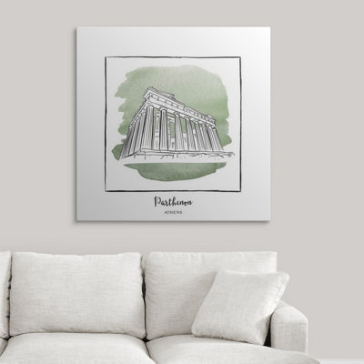 « parthenon-brushstroke édifices », impression