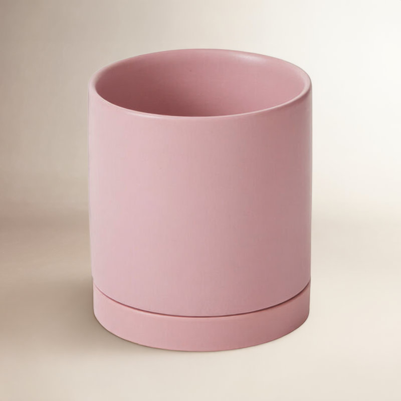 Seneca Pot with Saucer 4.25"x 4.75"