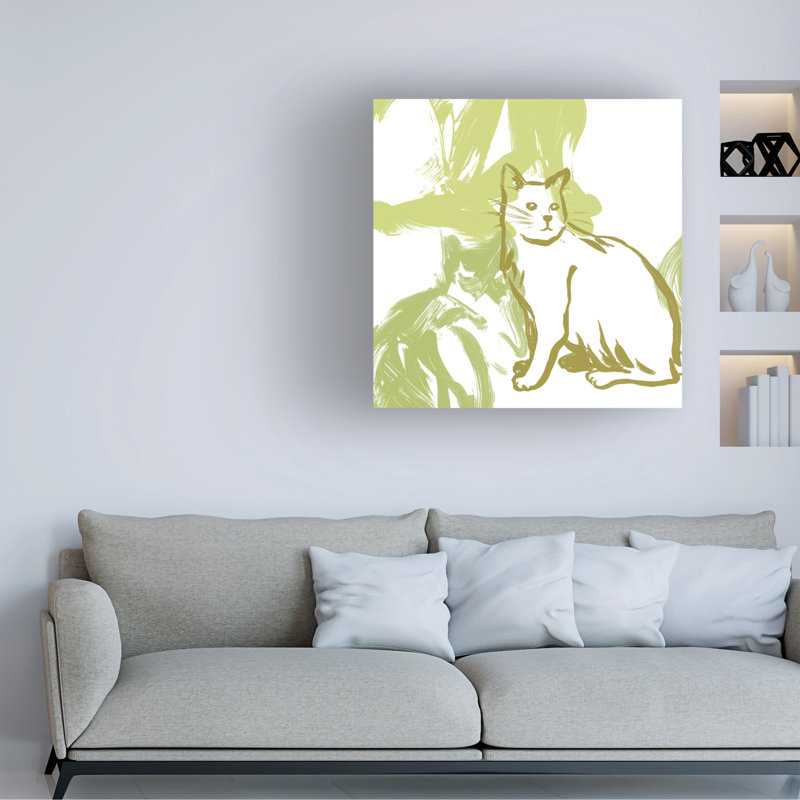 Paint Box Cats V On Canvas Graphic Art, 18" H x 18" W x  x 2" D