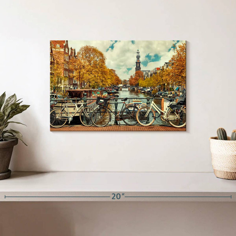Lilie Amsterdam, paysage d'automne, H 8 po x l 12 po