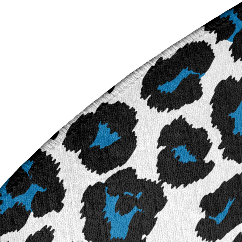 Animal Print Indoor Rug, Round 5'