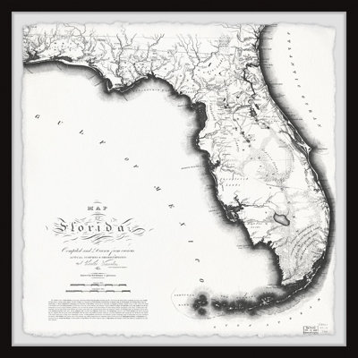 " Florida 1823 State Map II " by Marmont Hill