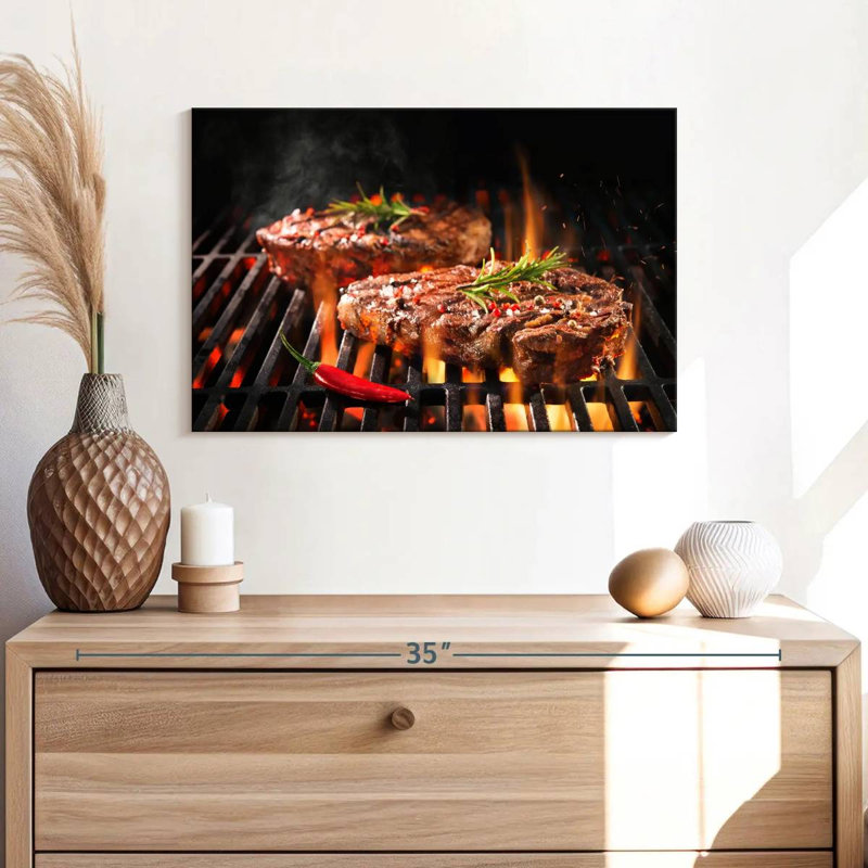 Yarlin Sizzling Beef Steaks, 8" H x 12" W