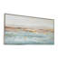 Encadré paysage rectangle et peinture à l'huile abstraite océan