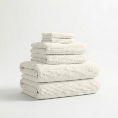 Ensemble de serviettes de bain 6 pièces en coton turc