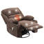 Fauteuil inclinable, pivotant et berçant moderne avec chauffage et massage (brun)-1026478642-1014104811