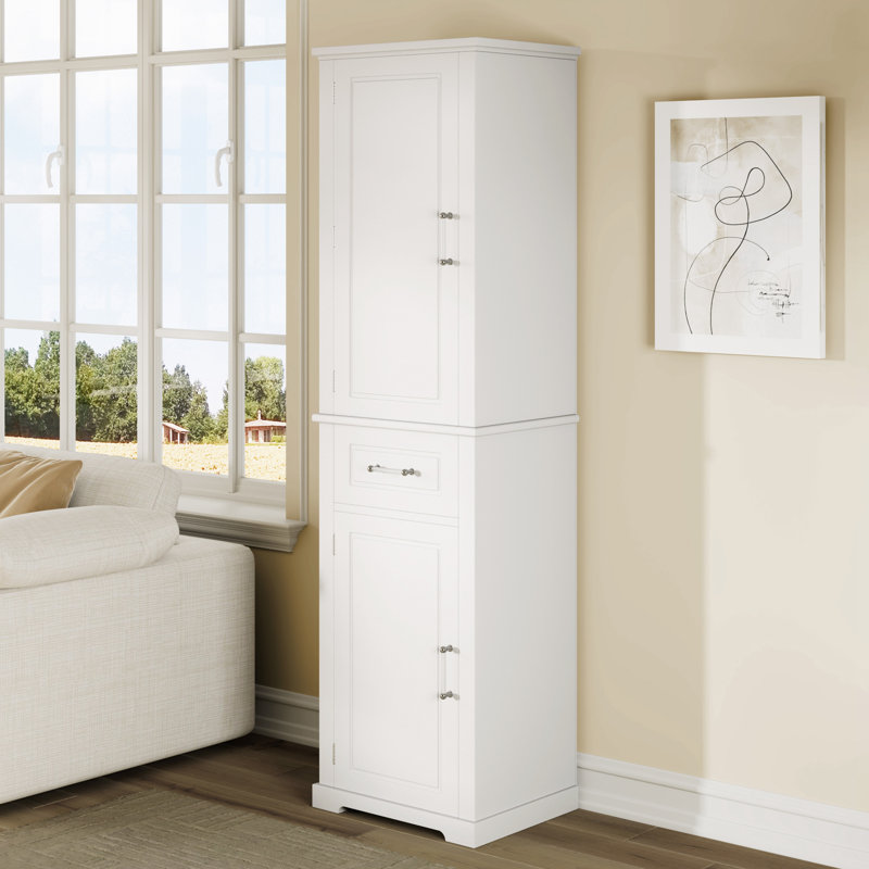 Grande armoire de rangement pour salle de bain