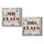 Mr. Claus - ensemble de 2 reproductions d'art textuel-1454132446-1454132423-1454132447