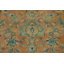 Tapis orange en laine noué à la main de conception unique 9 pi x 12 pi 6 po
