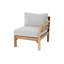 Monterey Teak Outdoor Right Arm Lounge Chair with Sunbrella Cushions-671143112