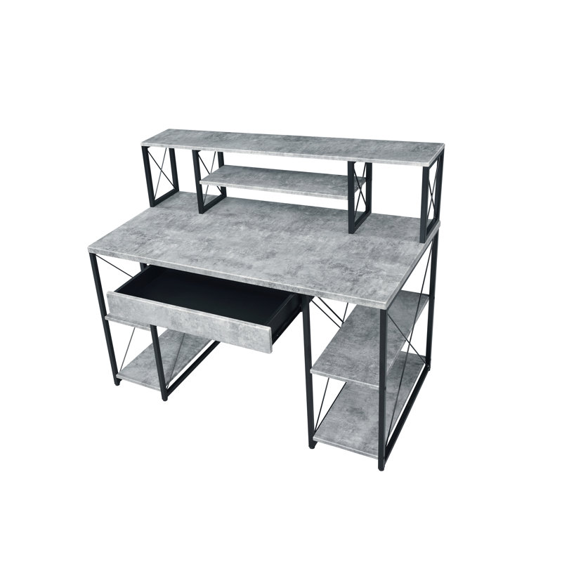 Bureau d'écriture gris, Gris
