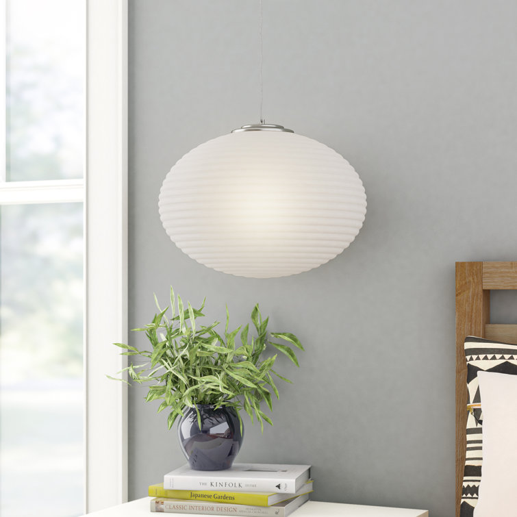 Seeger 3 - Light Brushed Steel Pendant