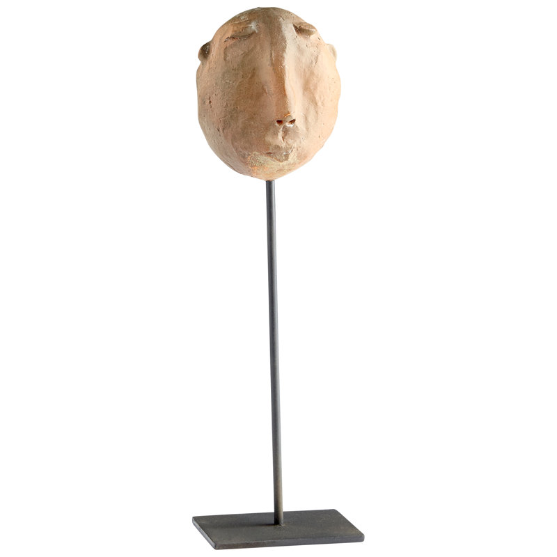 Java Decorative Sculpture, 21.75" H x 5" W x 4" D