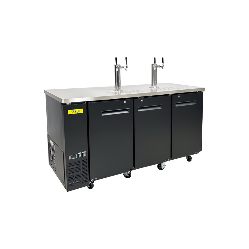 Elite Kitchen Supply Black Free Standing Bottom Loading Electric Water Dispenser