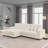 L-Shaped Modular Convertible Sofa-145069176