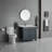 6-Piece Bath Hardware Set With Towel Ring Toilet Paper Holder Towel Hook Towel Bar Included Wall Mount In Polished Chrome