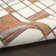 Tapis Mid-Century Nordic Ivory Rust
