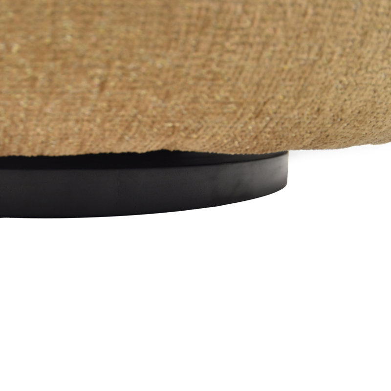 Chaise pivotante Karolie, Marron clair
