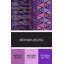 Tapis violet/rose à motifs-505407668