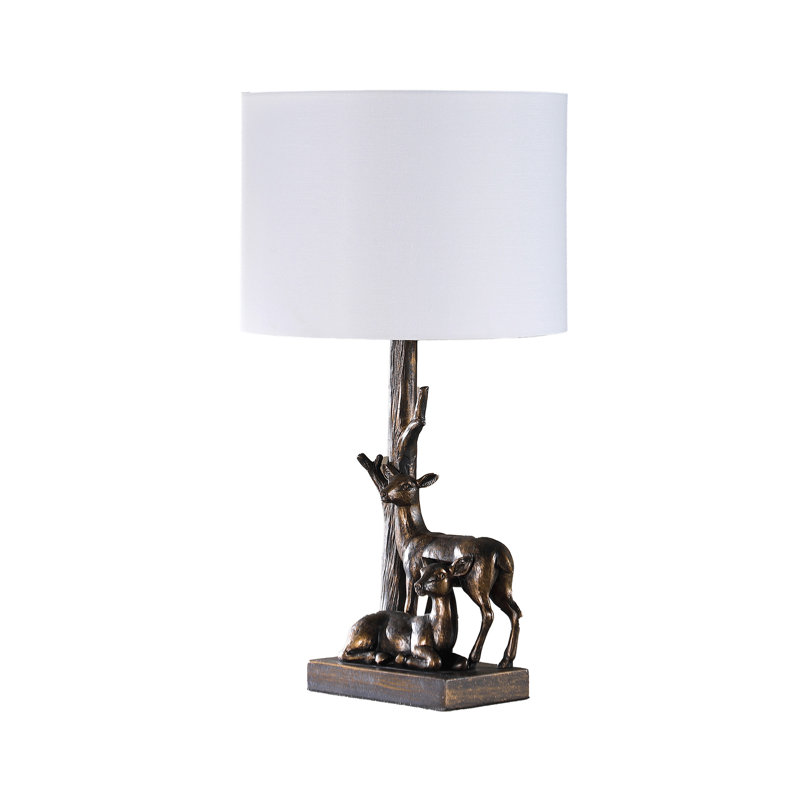 Lampe de table en polyrésine 19,75 po Capreolus