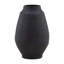 Gannon 17" Tall Terracotta Vase, Black