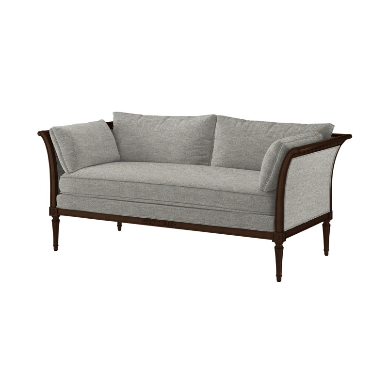 Cara Sofa, Merino Porcelain (Performance fabric), Expresso