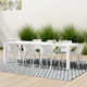 Farrah Rectangular 8 - Person 102"-118" Long Dining Set