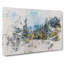 Winter Forest Road - Wrapped Canvas-56662798