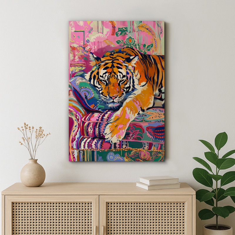 «Bright Bright BCBG», impression sur toile encadrée, impression sur toile, Toile tendue, H 48 po x l 32 po