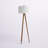 Friedler 62'' Walnut Tripod Floor Lamp