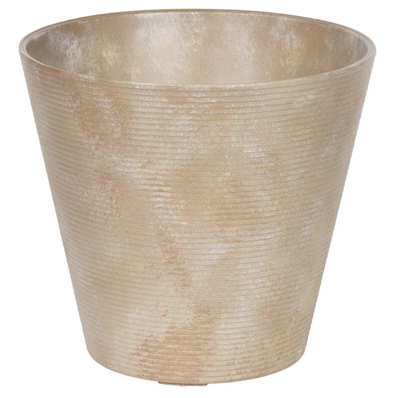 Pot à fleurs en pierre à arrosage automatique Burel, H 9,75 po x l 10 po x P 10 po