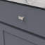 Poignée rectangulaire de la collection Bungalow - bouton d'armoire de 1-1 / 4 po x 11/16 po - nickel poli - quincaillerie transitionnelle et côtière pour tiroirs et armoires-91074057-91074056