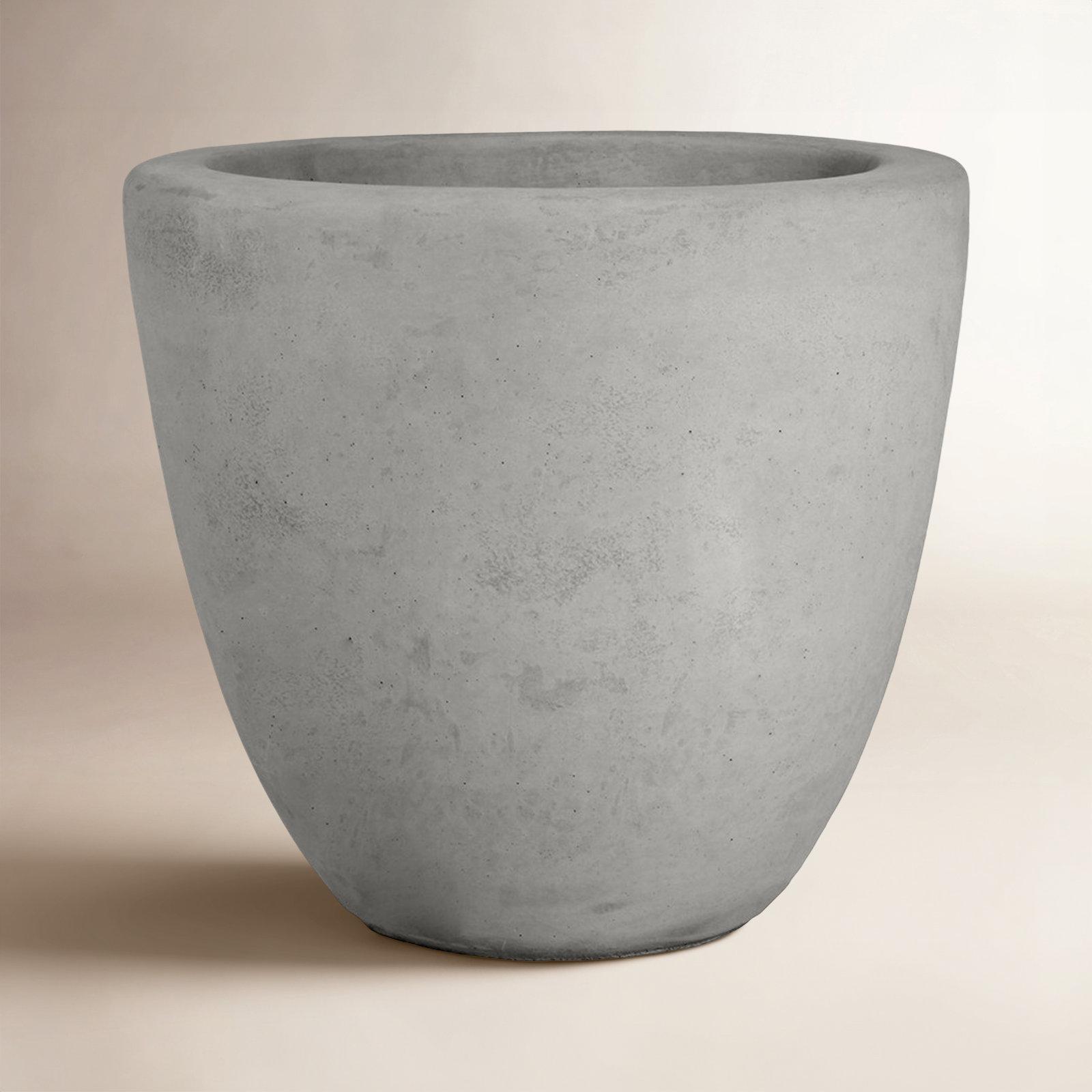 22 in. Jug Planter - Natural Finish - Grey