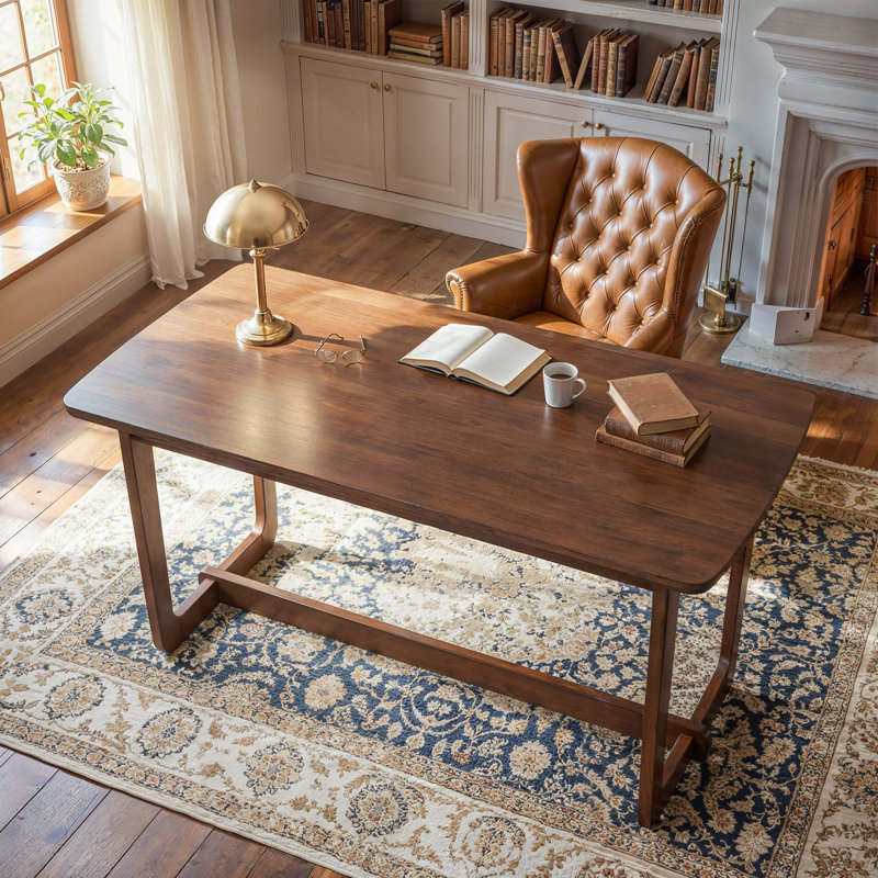 51.2'' W 100% Solid Wood Desk