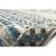 Tapis gris / beige / bleu en polypropylène tissé à la machine Southwestern-825711700
