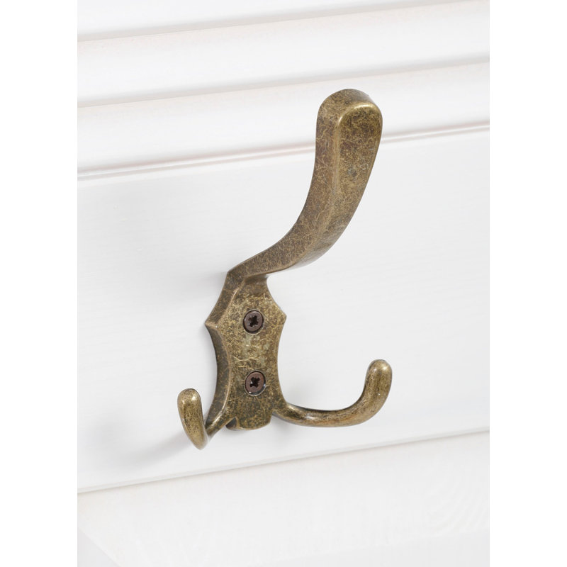 2 Doors with Hooks, White