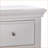 White Transitional Nightstand with Drawer and Shelf