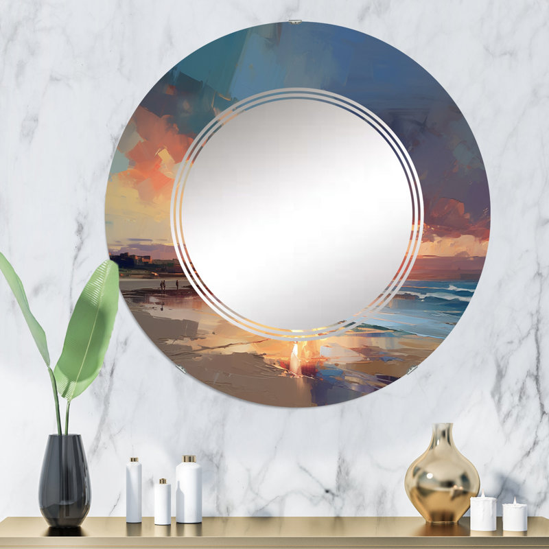 Miroir mural Leejean, 32 po x 32 po