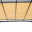 Pergola en acier avec auvent
