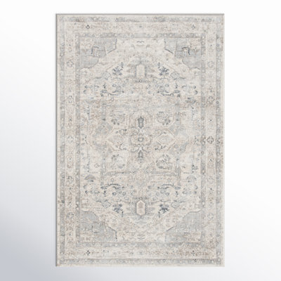 Aveon Oriental Ivory/Gray Area Rug