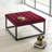Ava 87cm Wide Velvet Tufted Square Solid Colour Footstool Ottoman-61175129