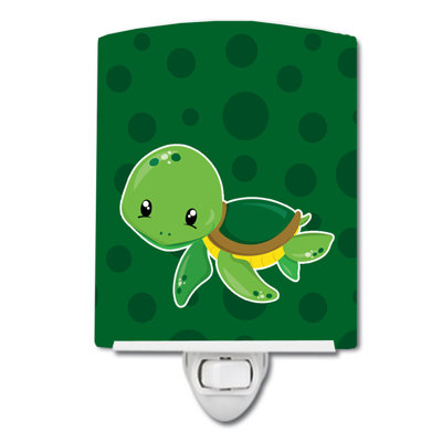 Nautical Turtle Ceramic Night Light