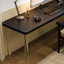 Bureau noir en bois massif en forme de L-108304563-108304564