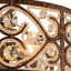 Plafonnier semi-encastré en cristal 4 lumières Classical