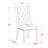 Forney Parson Dining Chairs - Button Tufted Nailhead Linen Fabric Padded Chairs, Set of 2,-57377367-57377370