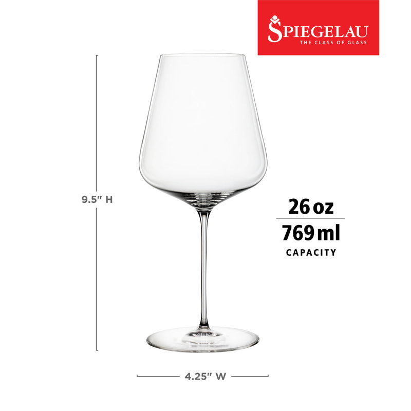 Spiegelau Definition Bordeaux Glass, 26.5 oz.